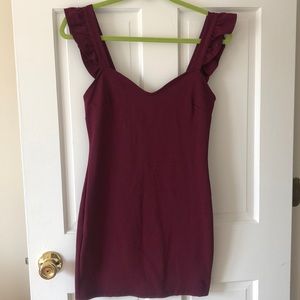 Urban outfitters ruffle mini dress